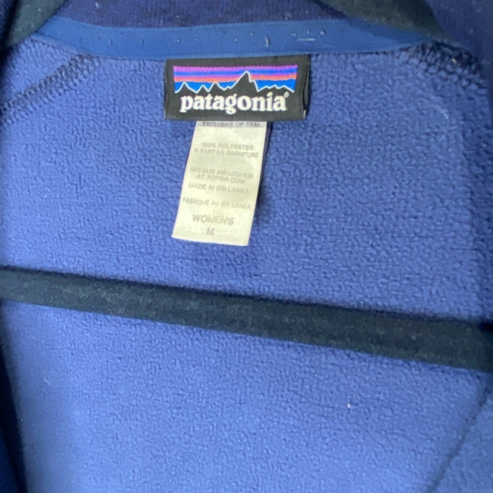 Patagonia Navy Better Fleece Utility Jacket M Zip-Up Outdoor Warm Layer - Picture 10 of 13